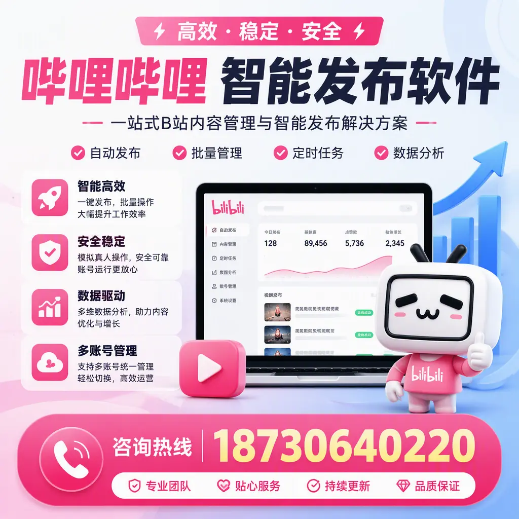 哔哩哔哩智能发布软件适用场景分析：在 枣庄 的最佳实践