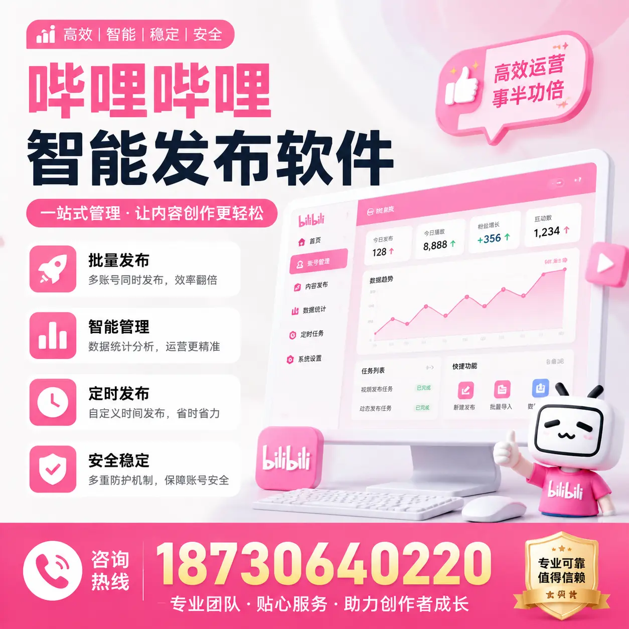 如何评估哔哩哔哩智能发布软件的ROI?枣庄 企业必读